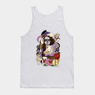 Steampunk Sugar Skull Tank Top